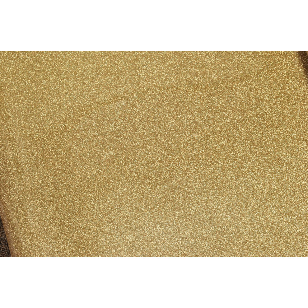 Feuille De Vinyle Transfert Thermique à Paillettes Siser Htv 20"" X 12"" (Or)-image