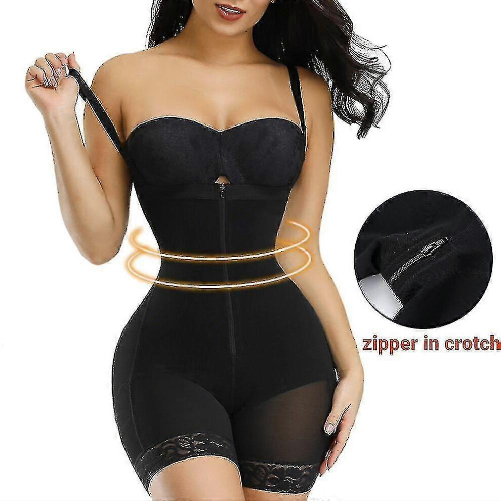 (4xl,BLACK)Body Shaper sans couture pour femmes Bodysuits Push Up Shapewear Sous-vêtements Corset A