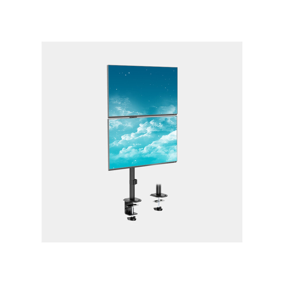 2X22″ Dual Monitors - Vertical Clamp Stand - (1680 X 1050) - 2Xdisplayport 5056813294407