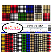 Ella & Viv von Reminisce EAV-983 Lumberjack Scrapbook-Sammelset, 12 x 12 Zoll