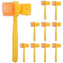 10pcs Plastic Beating Hammer Toy Children Pounding Toy Interesting Hammering Toys
