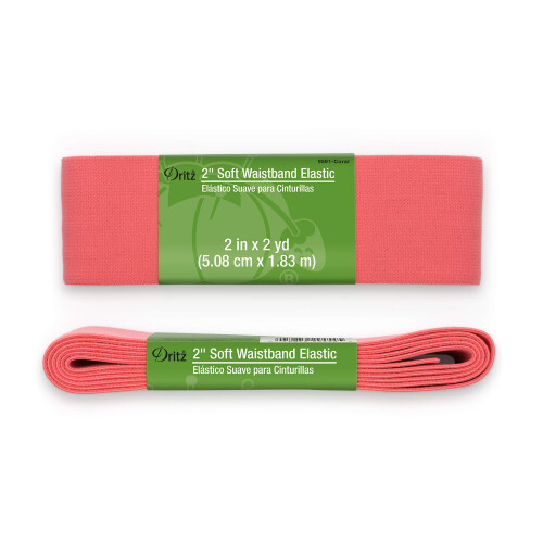 Dritz 2"""" weicher Bund, elastisch, Koralle 1