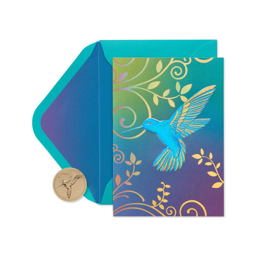 Papyrus blanke kort med konvolutter Hummingbird (12-t?lling)
