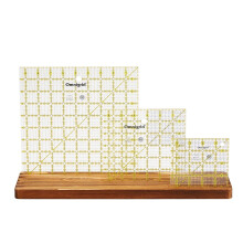 Quilt-Linealstnder und Schablonen-Organizer aus Holz mit 5 Fchern, Nhzubehr und Zubehr, 43,2 x 10,2 cm