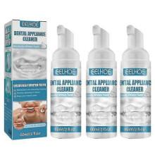 3pcs Aligner Cleaner Whitening Foam 60ml, Clean Retainer And Braces, for Oral Care