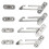 12 Pack Window Restrictor Locks Window Restrictor Hook Stainless Steel Child Lock Restrictor with S 2