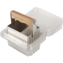 Honey Scraper,stainless Steel Comb Honey Cutter Scraper,durable Beekeeping Accessory with Plastic Boxes for Convenient Storage Of Comb Honey