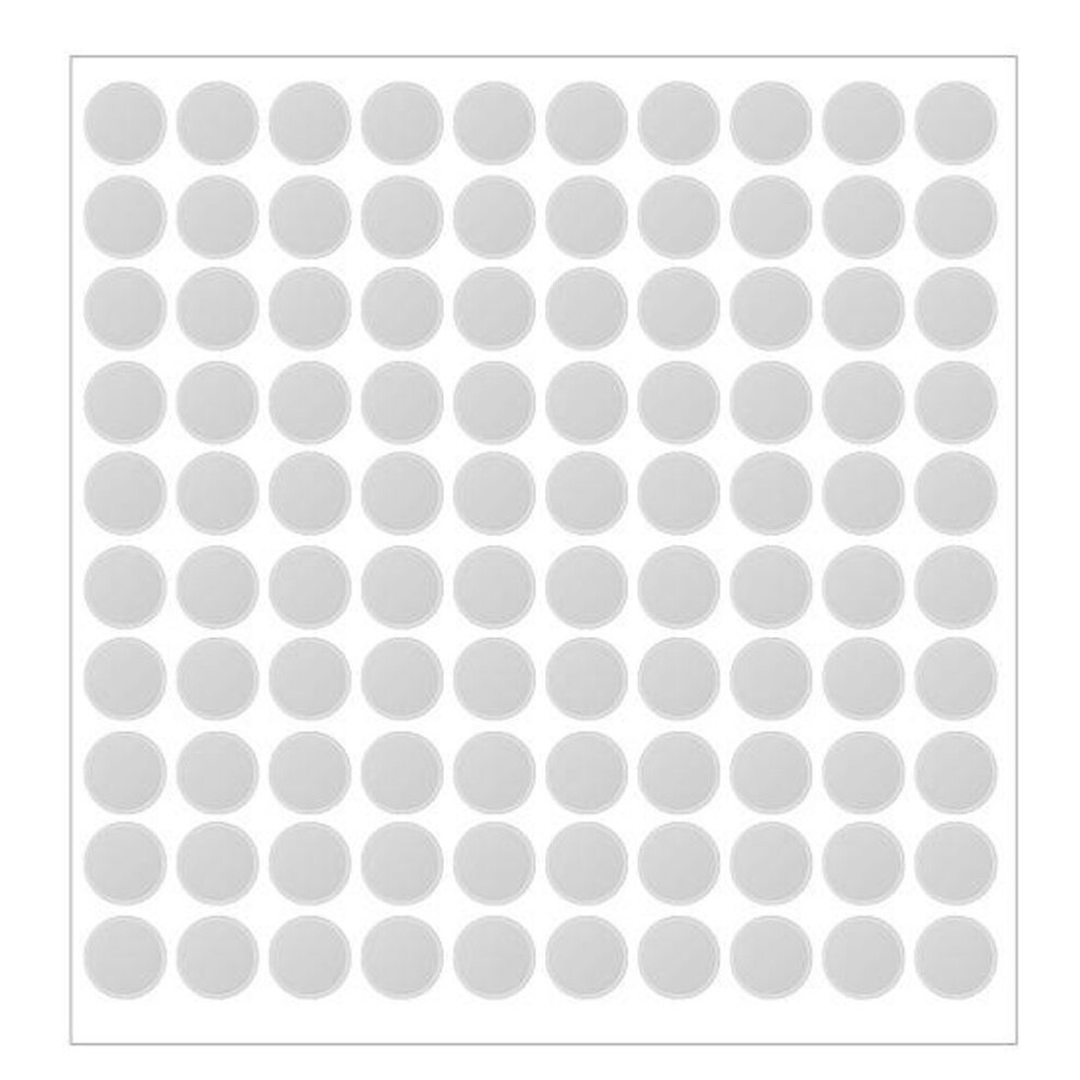 (as the picture, 25mm) 100pcs Clear Double Sided Sticky Dots High Transparency Strong Viscosity Removable No Trace Widely Used Diy Adhesive Dots