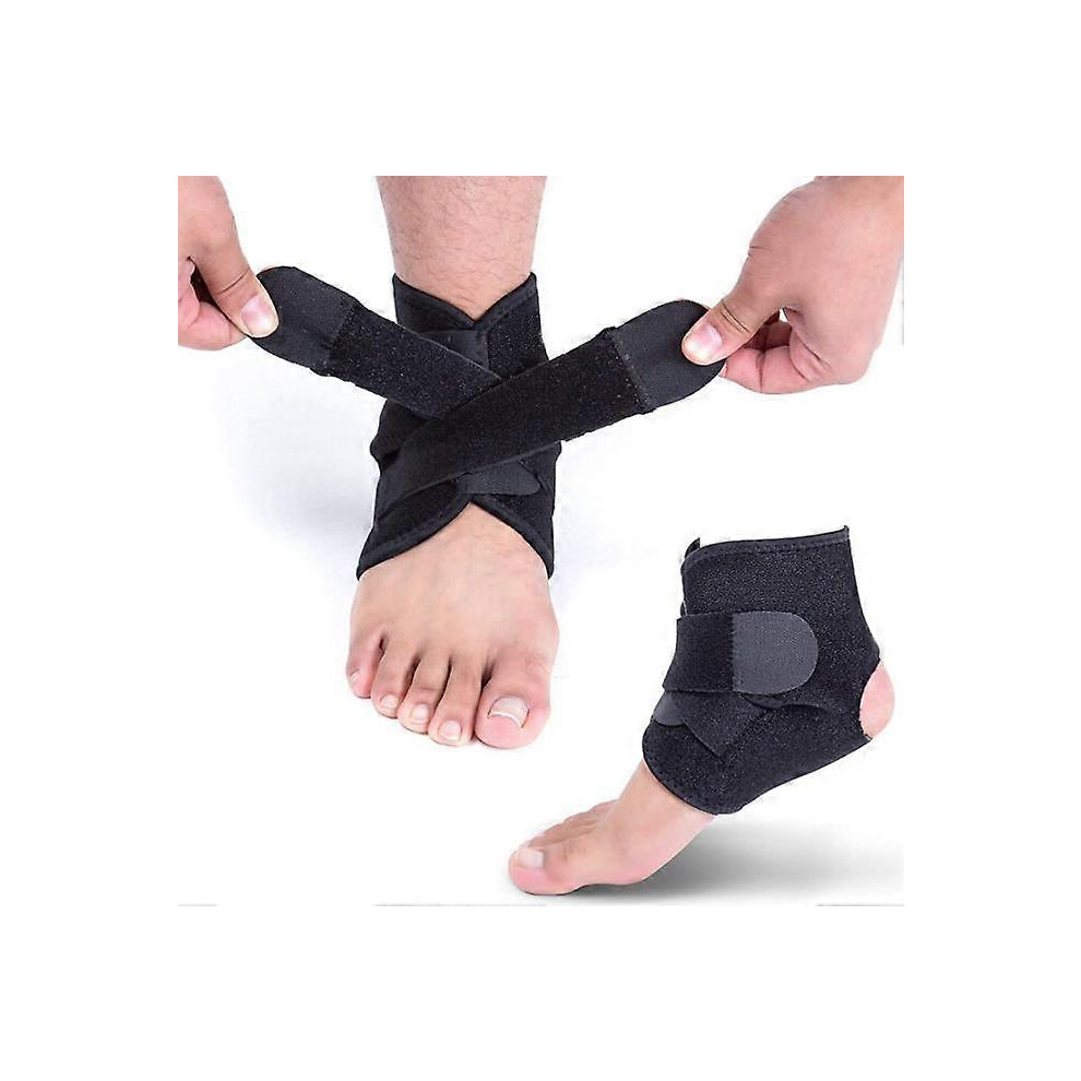 Ankle Support Brace, Breathable Neoprene Sleeve, Adjustable Wrap