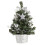 (silver) 20cm Desktop Mini Christmas Tree, Home Decoration Small Pine Artificial Tree 1