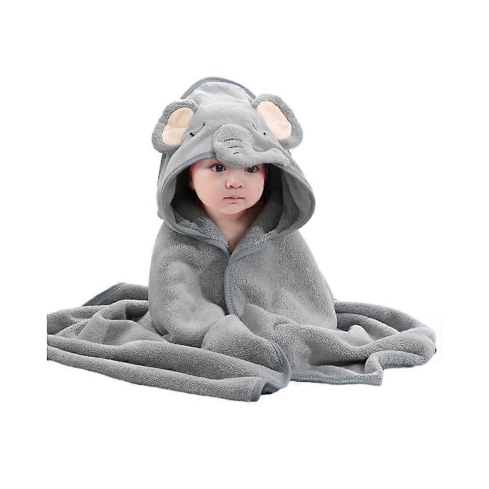 (style 1) Baby Bath Towel with Hooded Ultra Soft and Absorbent Toddlers Bathrobe