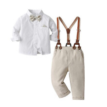 (100) Toddler Boy Dress Clothes Outfit Button Down Shirt + Pants Set