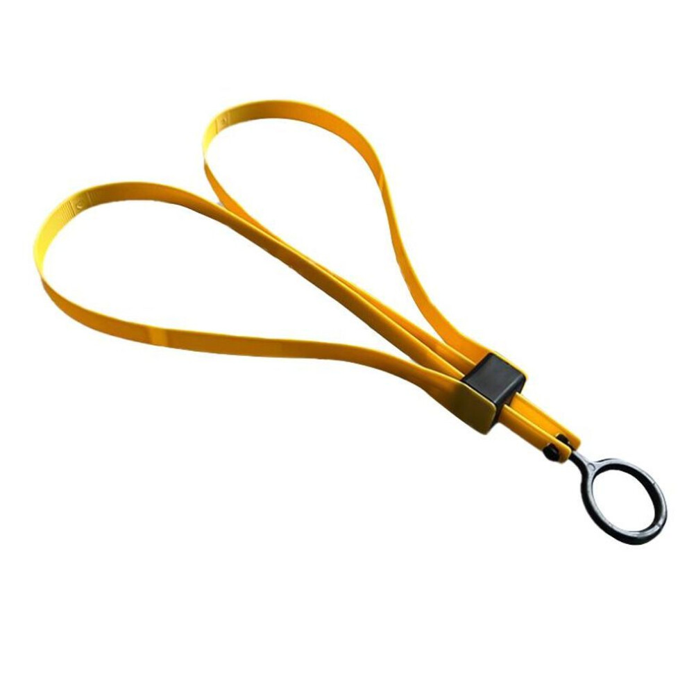 (yellow) Tactical Plastic Cable Tie Strap Military Battle Agent Gear Cable Tie Cosplay