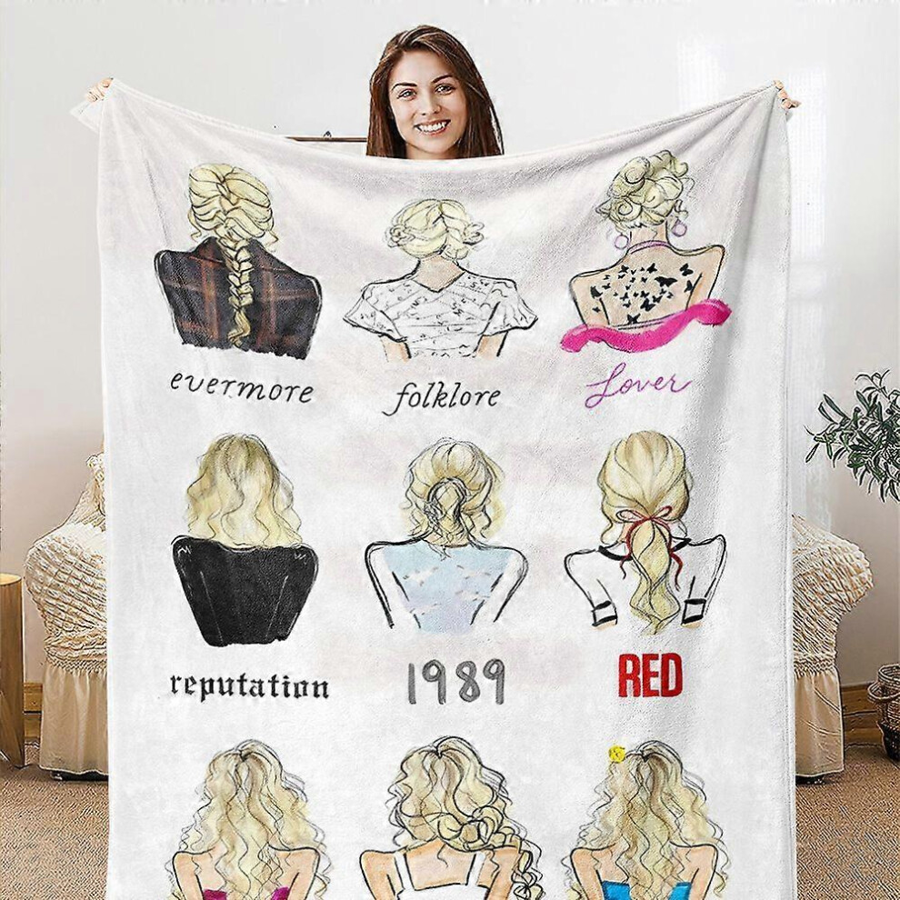 (100*130, SN044) flannel blanket, music lover decorative blanket, super soft blanket, 217d print, fleece blanket-image-OPC-PG5JZ9K-NEW