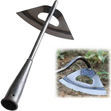 (As show, One size) hollow hoe made entirely of hardened steel for loosening the soil - garden accessory