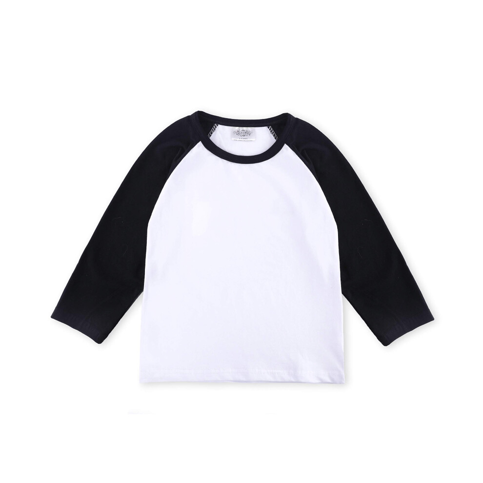 CREATOR Chemises à manches longues pour bébés filles et garçons, chemise raglan de baseba