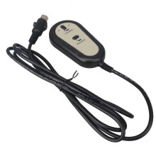 (As show, One size) 5-pin Plug 2-button Lift Chair Hand Control For Furniture Electric Recliner Sofa