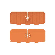 (orange, One size) Kitchen Sink Splash Guard, Silicone Faucet Handle Drip Catcher Tray, Faucet Absorbent Mat, Sink Protectors for Kitchen Sink, Sink Mat