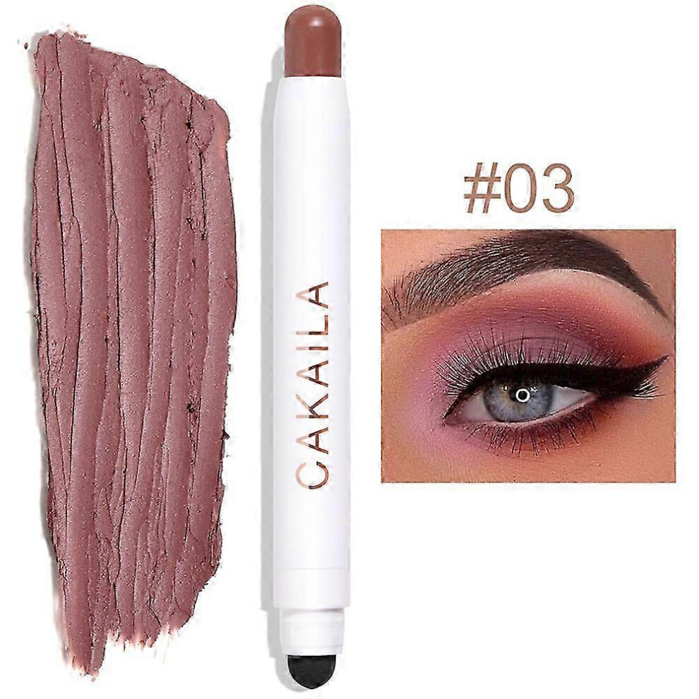 (6 pcs, color03) Eyeshadow Pencil Easy To Use Colorful Eyes Makeup Eyeshadow Stick Matte-image-OPC-PG5KHGB-NEW