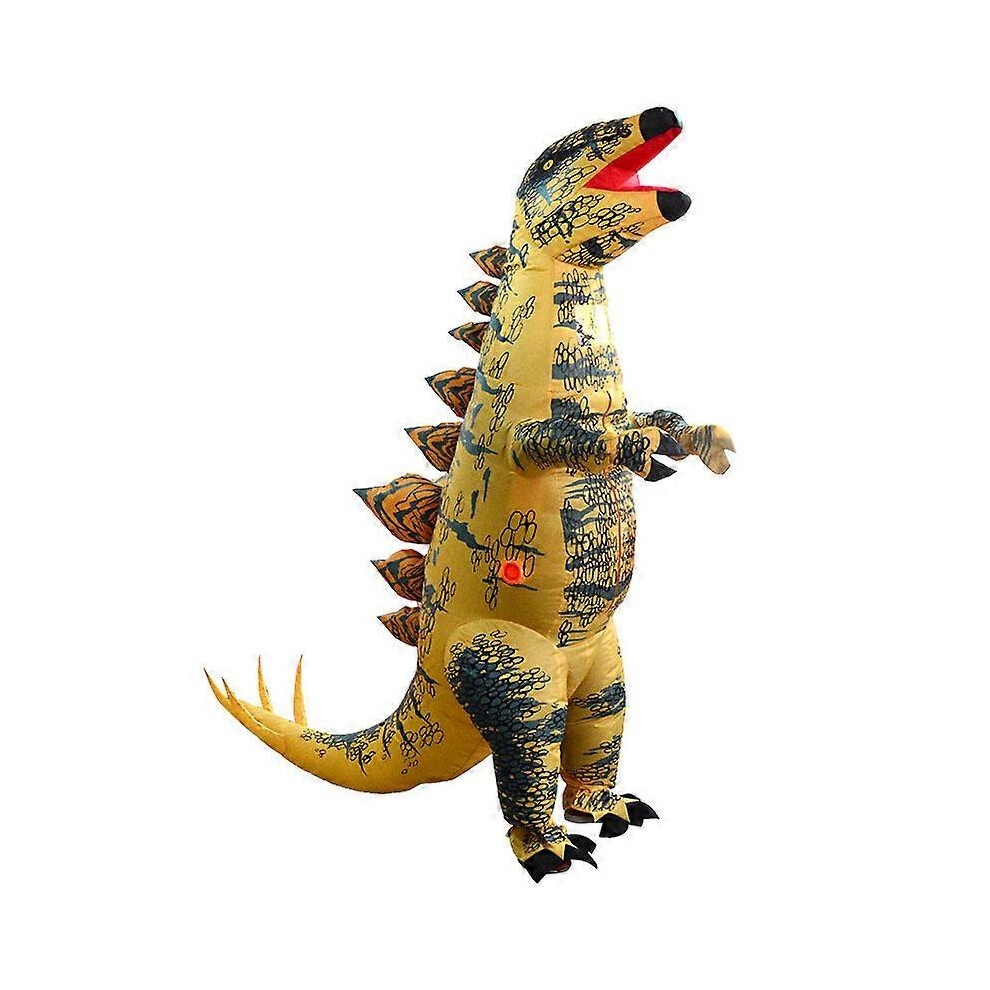 Photos - Fancy Dress  Halloween Costume Tyrannosaurus Inflatable Clothing Halloween Cosplay Performance Clothing Stegosaurus(150-190cm, One size)