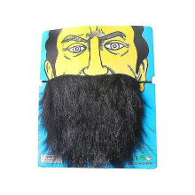 (1pc WHITE, One size) Beard sticker Mustache Sticker Pirate Party Decoration Halloween Decor Cosplay Moustache Party Fake Beard
