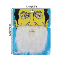 (1pc BLACK, One size) Beard sticker Mustache Sticker Pirate Party Decoration Halloween Decor Cosplay Moustache Party Fake Beard
