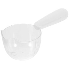(19.5X9X7cm, As Shown 1) Scale Design Plastic Pet Food Spoon Handheld Nonslip Dog Food Scoop Dogs Cats Food Clip