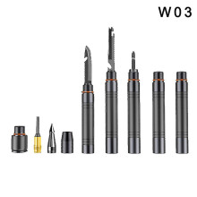 (W03) Outdoor Defense Stick Alpenstock Multi-function Trekking Pole Aluminum Alloy Walking