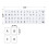 (2pcs pacote) adesivos de teclado em ingl   s 2