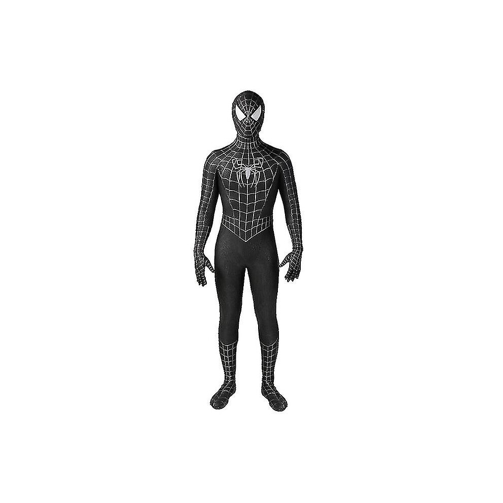 (, 100) /Red Tobey Maguire Spiderman Costume - Perfect For Cosplay Halloween (Adults/Kids) Black