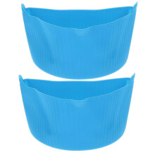 (Sky-blue, One size) 2pcs Slow Cooker Liner Slow Cooker Accessory Silicone Slow Cooker Liner Slow Cooker Insert