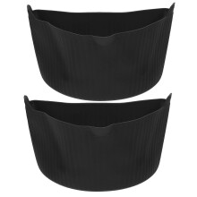 (Black, One size) 2pcs Slow Cooker Liner Slow Cooker Accessory Silicone Slow Cooker Liner Slow Cooker Insert