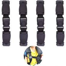 (As show, One size) 4pcs car seat clip, baby seat belt clip, child car seat clip.