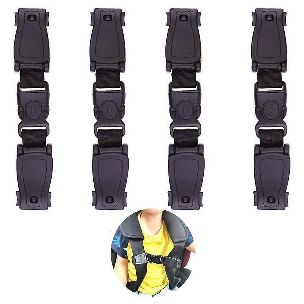 (As show, One size) 4pcs car seat clip, baby seat belt clip, child car seat clip.
