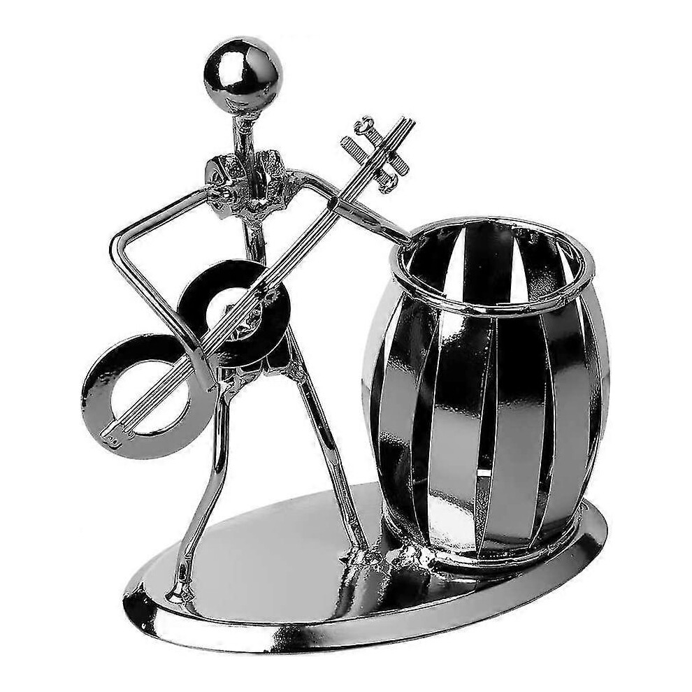 (As show, One size) multipurpose organizer metal pencil holder,creative desk accessories,guitar creative desk accessories-image-OPC-PG5M6HX-NEW