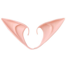 (Auburn) 1 Pair Halloween Party Elven Elf Ears Anime Fairy Cospaly Costumes Vampire Latex