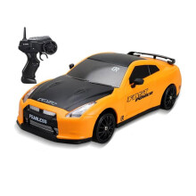 (Yellow) Remote Control Car 2.4ghz 4wd Rc Drift Car, Rechargeable High Speed Rc Cars With Cool Lights For Kids