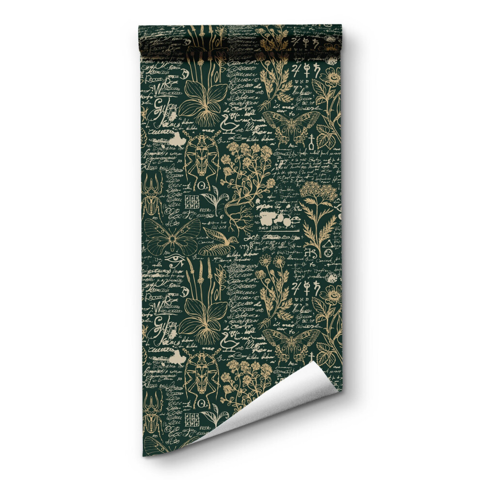 (Rw609, 45X200cm) Peel And Stick Botanical Wallpaper, Self-Adhesive Wall Murals, Use As Wall Paper, Contact Paper Or Shelf Paper 6915070003544
