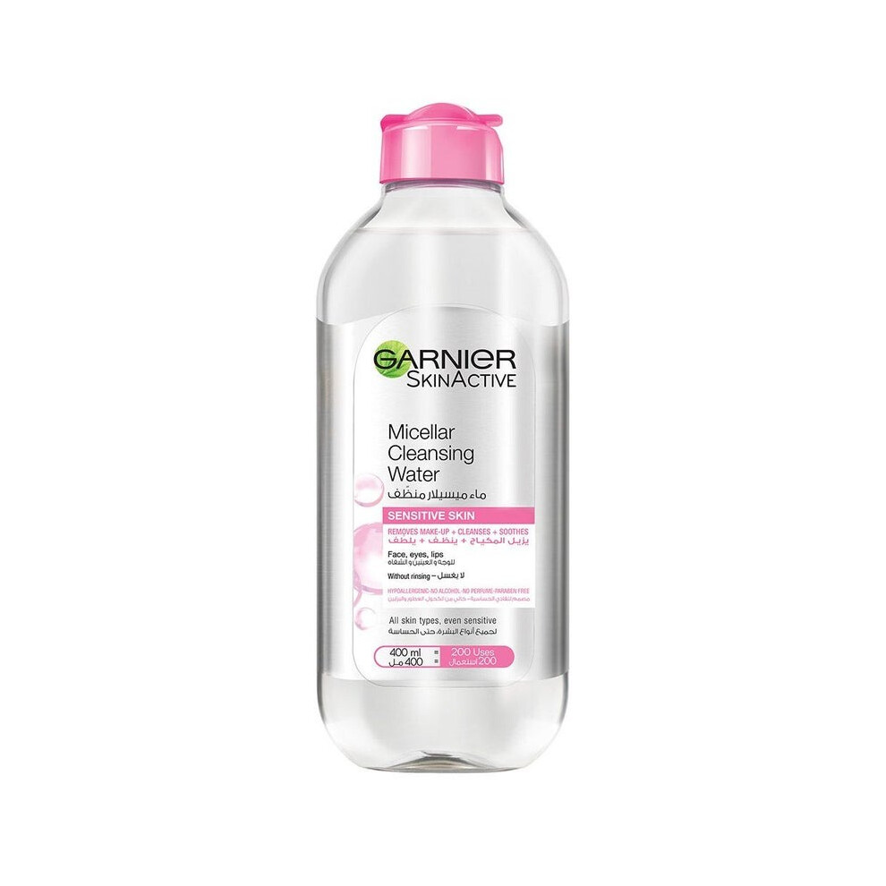 Garnier Skinactive Micellar Cleansing Water | Removes Makeup & Cleanses Skin |Gentle Facial Cleanser - 400Ml