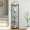 Living And Home 5 Tier Corner BookShelf Home Storage Display 2