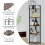 Living And Home 5 Tier Corner BookShelf Home Storage Display 3