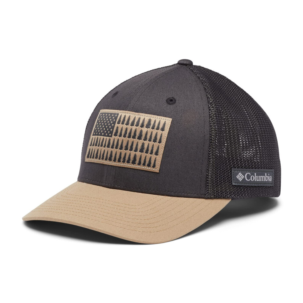 Columbia Mesh Tree Flag Ball Cap Shark British Tan Large/X-Large
