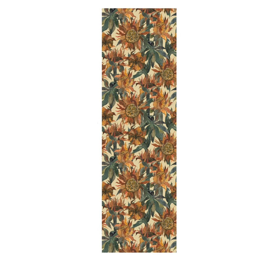 (Rw491, 45X200cm) Peel And Stick Sunflower Wallpaper, Self-Adhesive Wall Murals, Use As Wall Paper, Contact Paper Or Shelf Paper 6915070003735