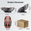 Living And Home Zero Gravity Back Heated Full Body Massage Chair w/ Controller,Dark Brown 12