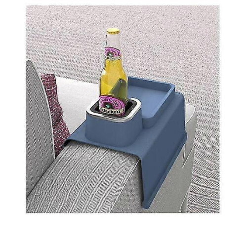 (blue) Cup Holder for Couch Silicone Sofa Drink Holder 2
