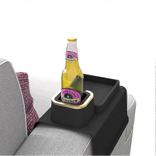 (black) Cup Holder for Couch Silicone Sofa Drink Holder
