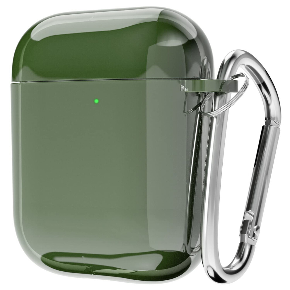 Svanove pour Airpods Case Clear (1er/2e) Transparent Cute Airpods 2e génération Case Silicone Cover Accessoires Soft TPU Rubber Airpods
