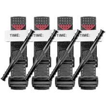 (Packof4) Tourniquets, 4/8-pack Medical And Military Rescue Spinning Tourniquet,outdoor Emergency First Aid Supplies,thicker Windlass Rod,one-handed Operation
