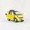 (WHITE)1:32 Scale Diecast Toy Model Smart Fortwo Car Pull Back Doors Openable Sound & Light Car Educational Collection Gift Small 2