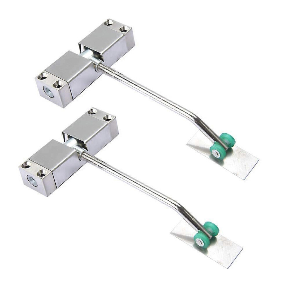 (As Show, One Size) 2Pcs Door Closers, Automatic Door Closer Mechanical Speed Control Up To 40Kg, Come With Hex Key And Screw 5093216518037